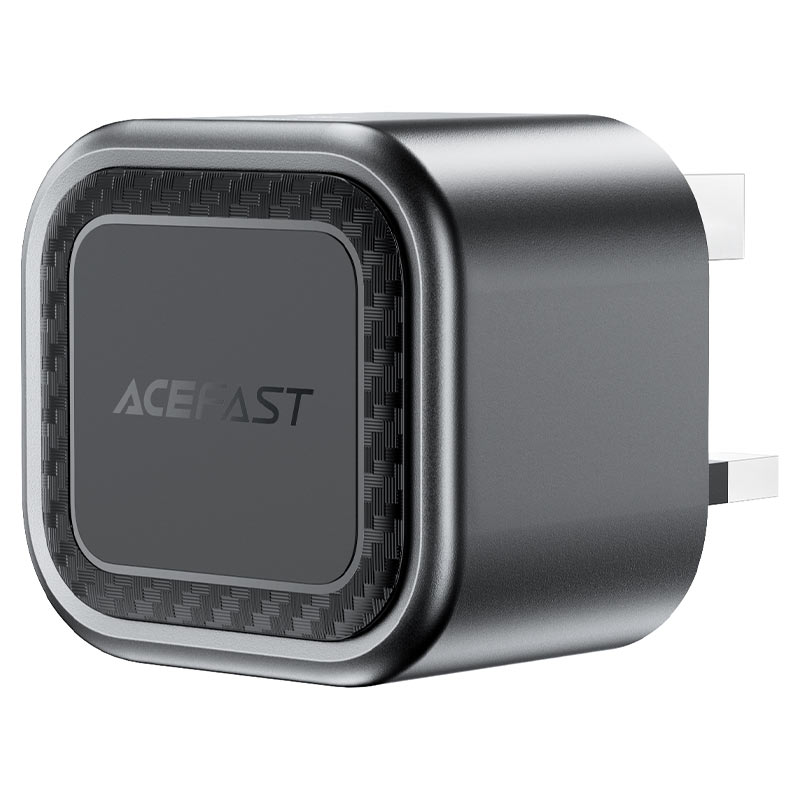 AceFast | 18498 | A120 | PD35W Folding Gan (A+C) Charger Metal Gray| UK | Black AceFast | 18498 | A120 | PD35W Folding Gan (A+C) Charger Metal Gray| UK | Black